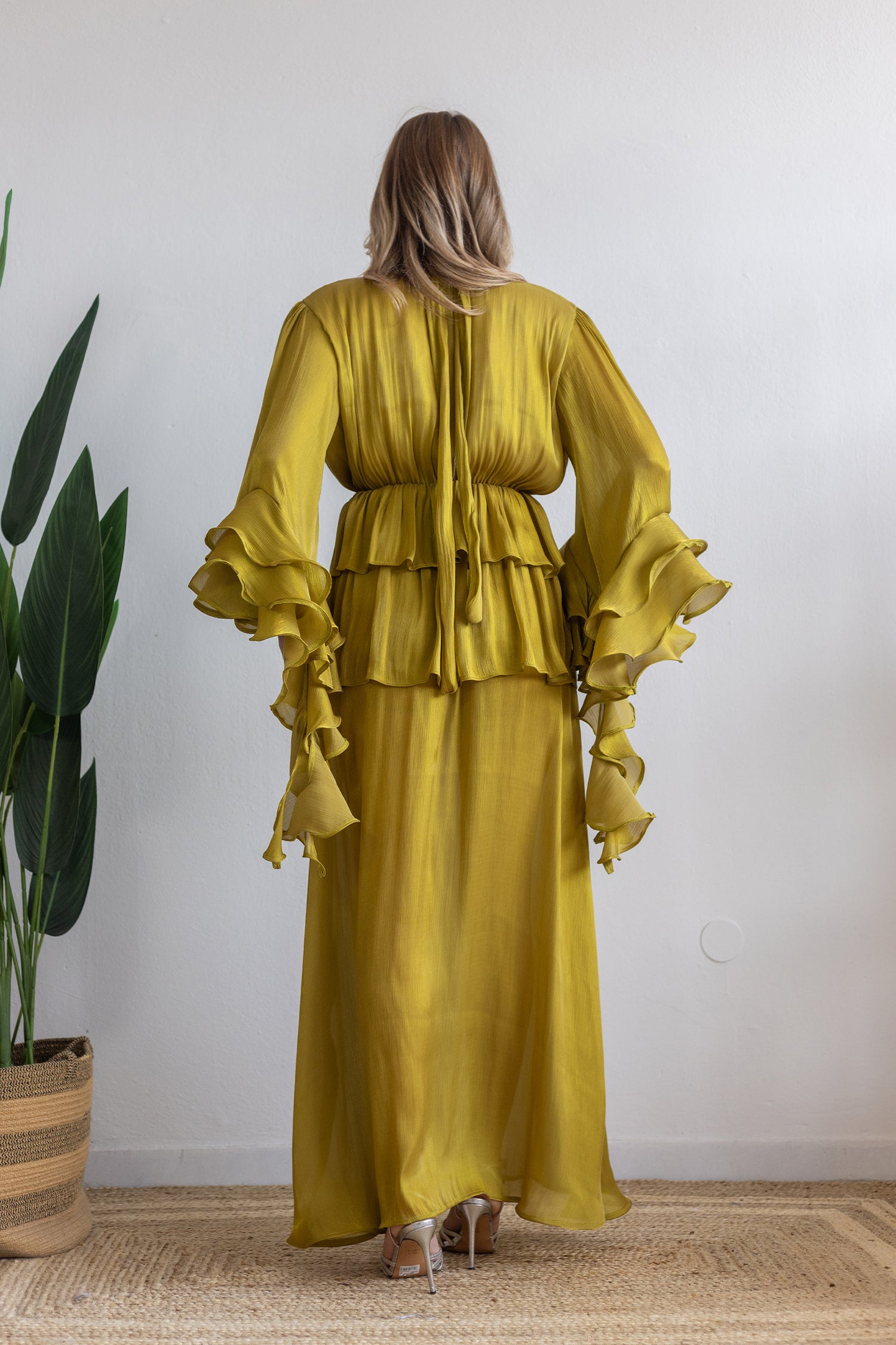 Indra Olive Dress