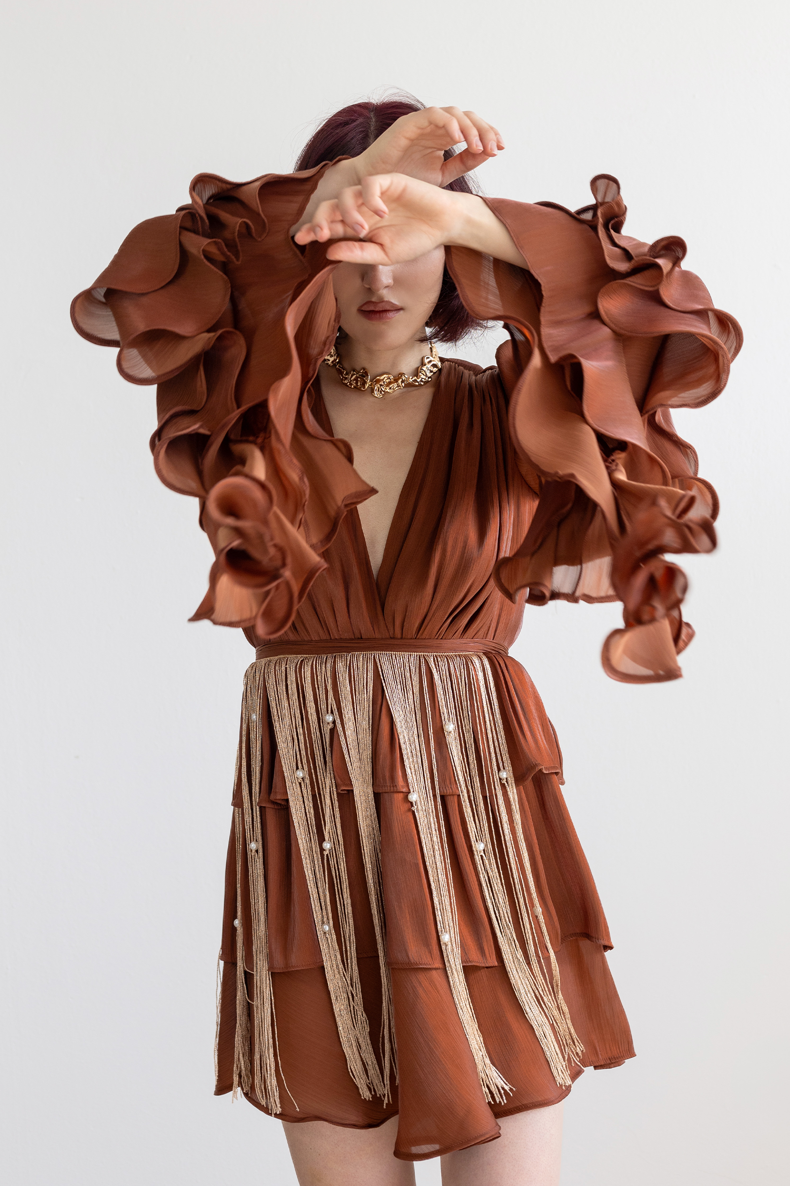 Zena Brown Dress