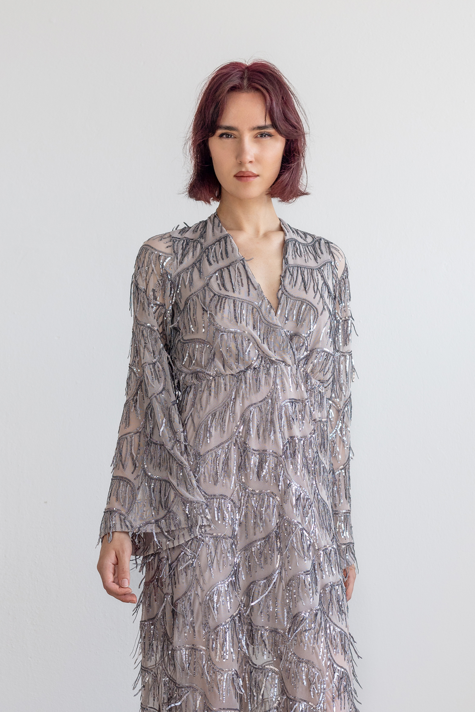 Noa Silver Dress
