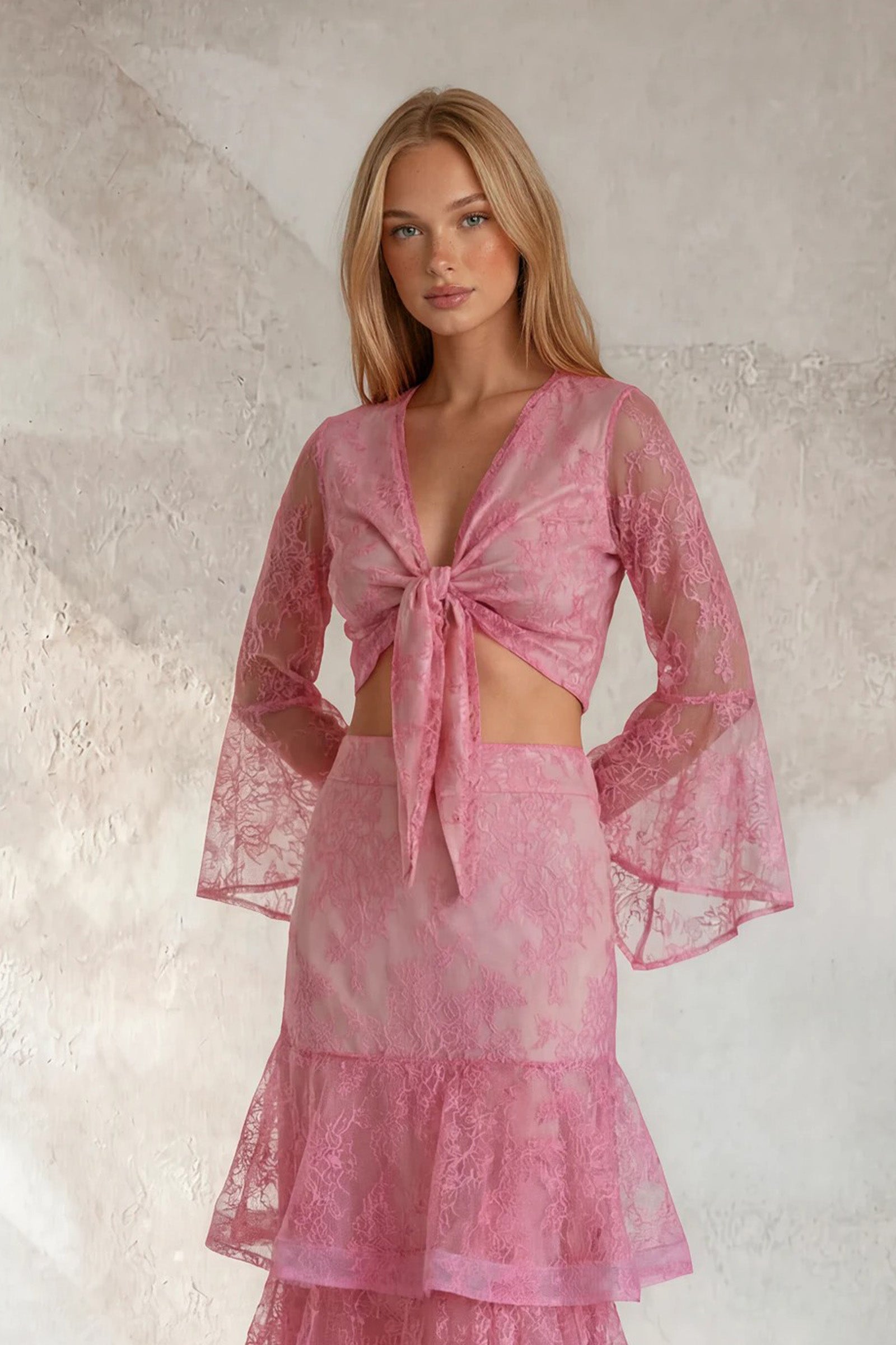 Orlaya Top Pink