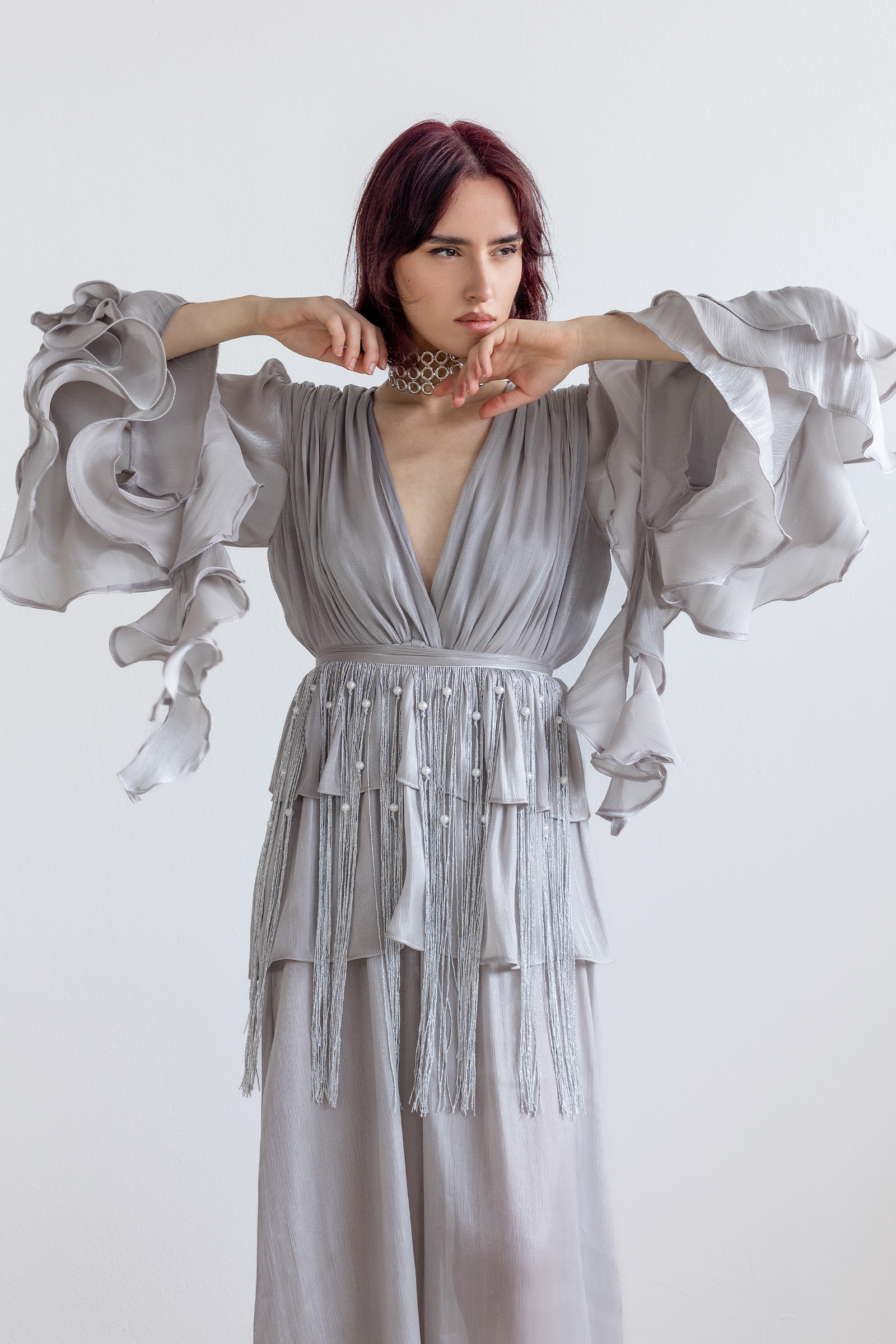 Indra Silver Dress