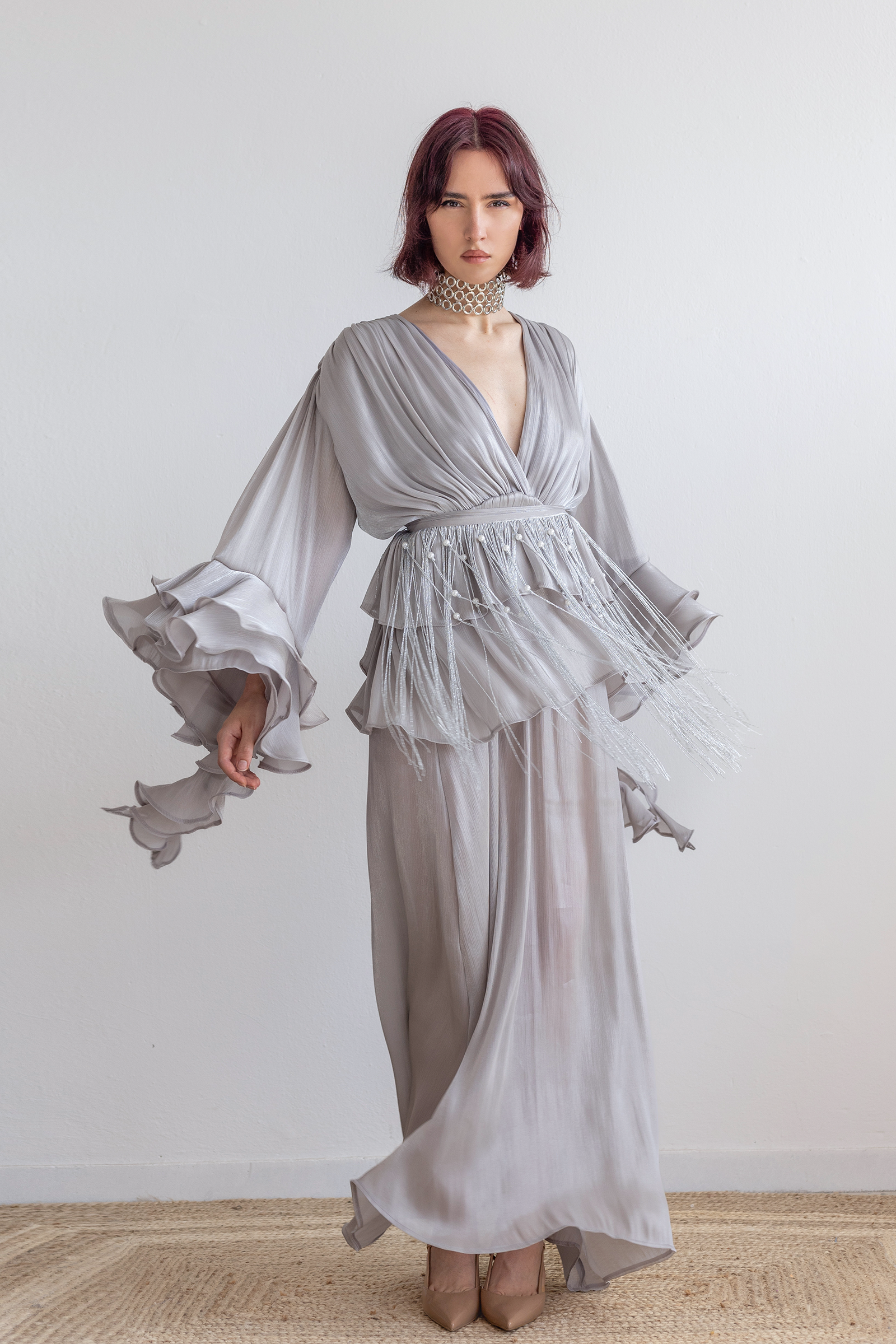 Indra Silver Dress