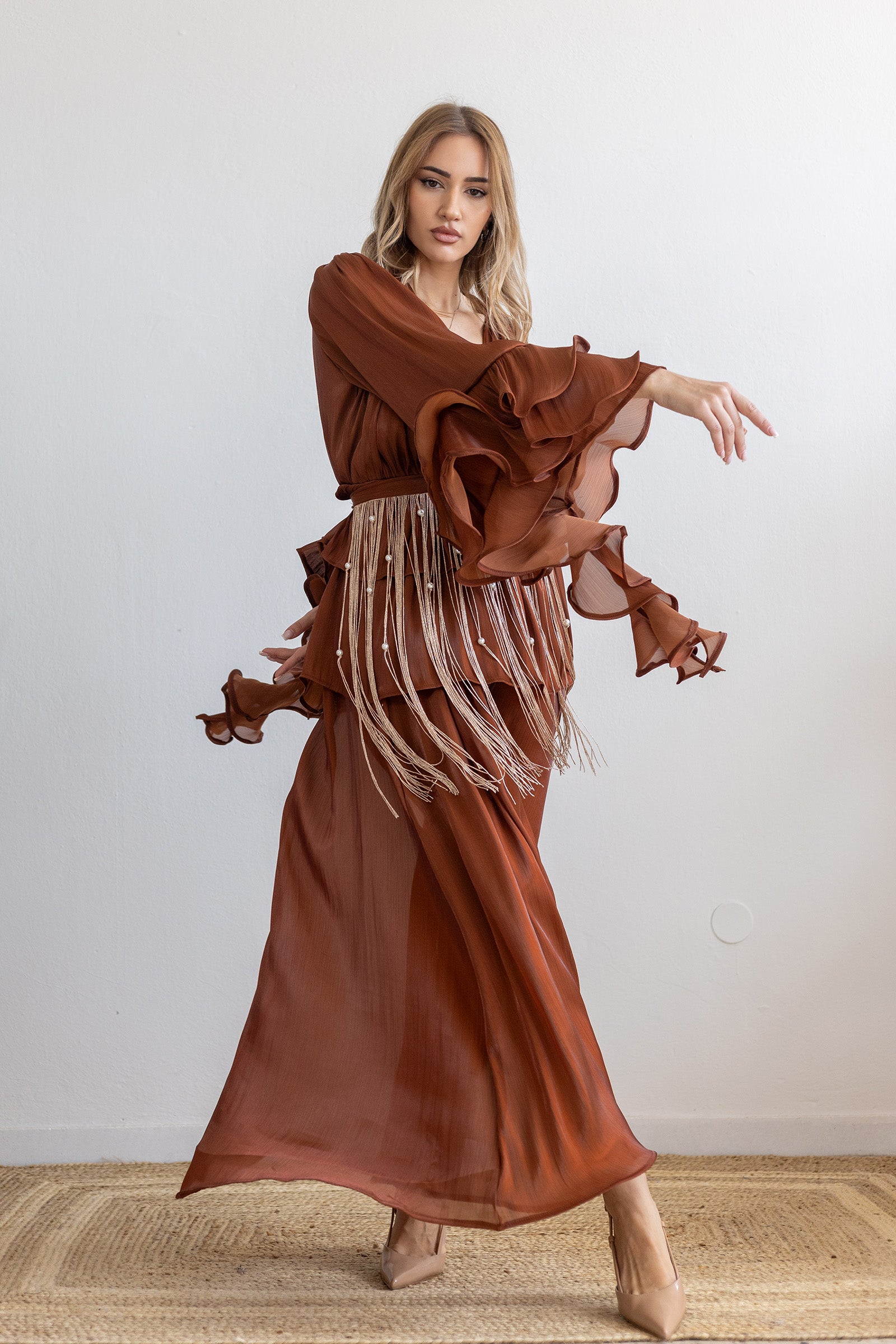 Indra Brown Dress