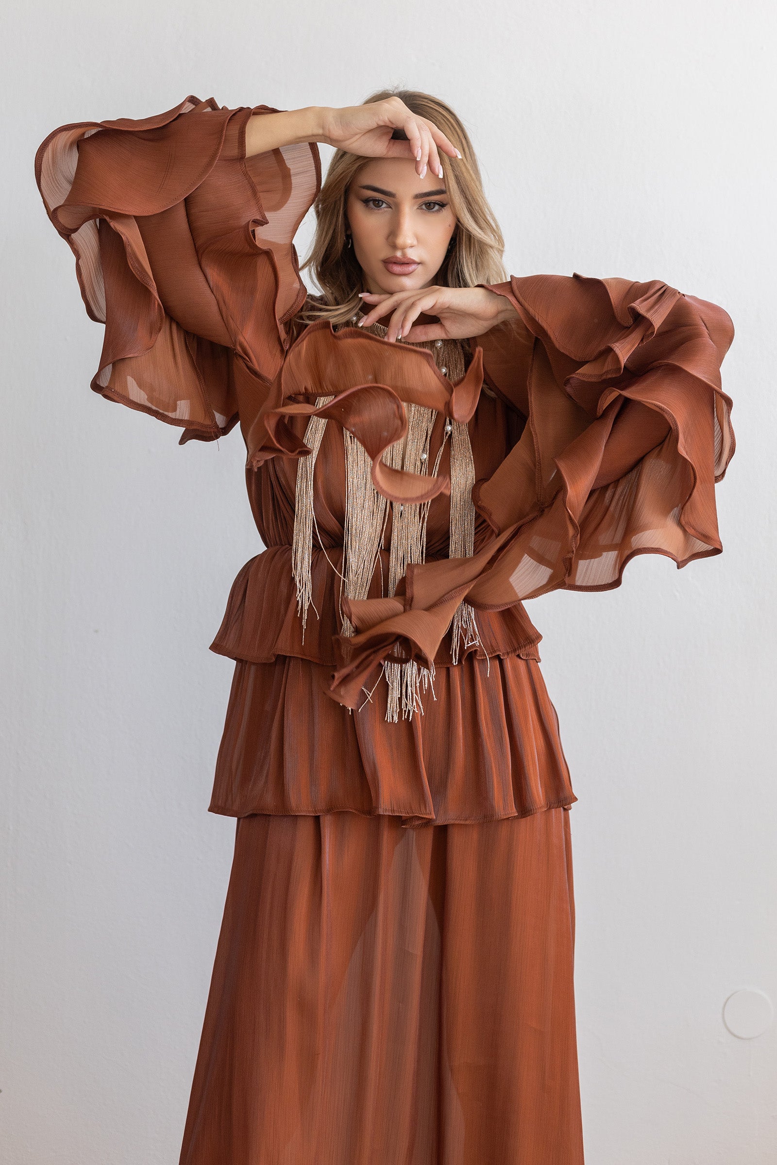 Indra Brown Dress