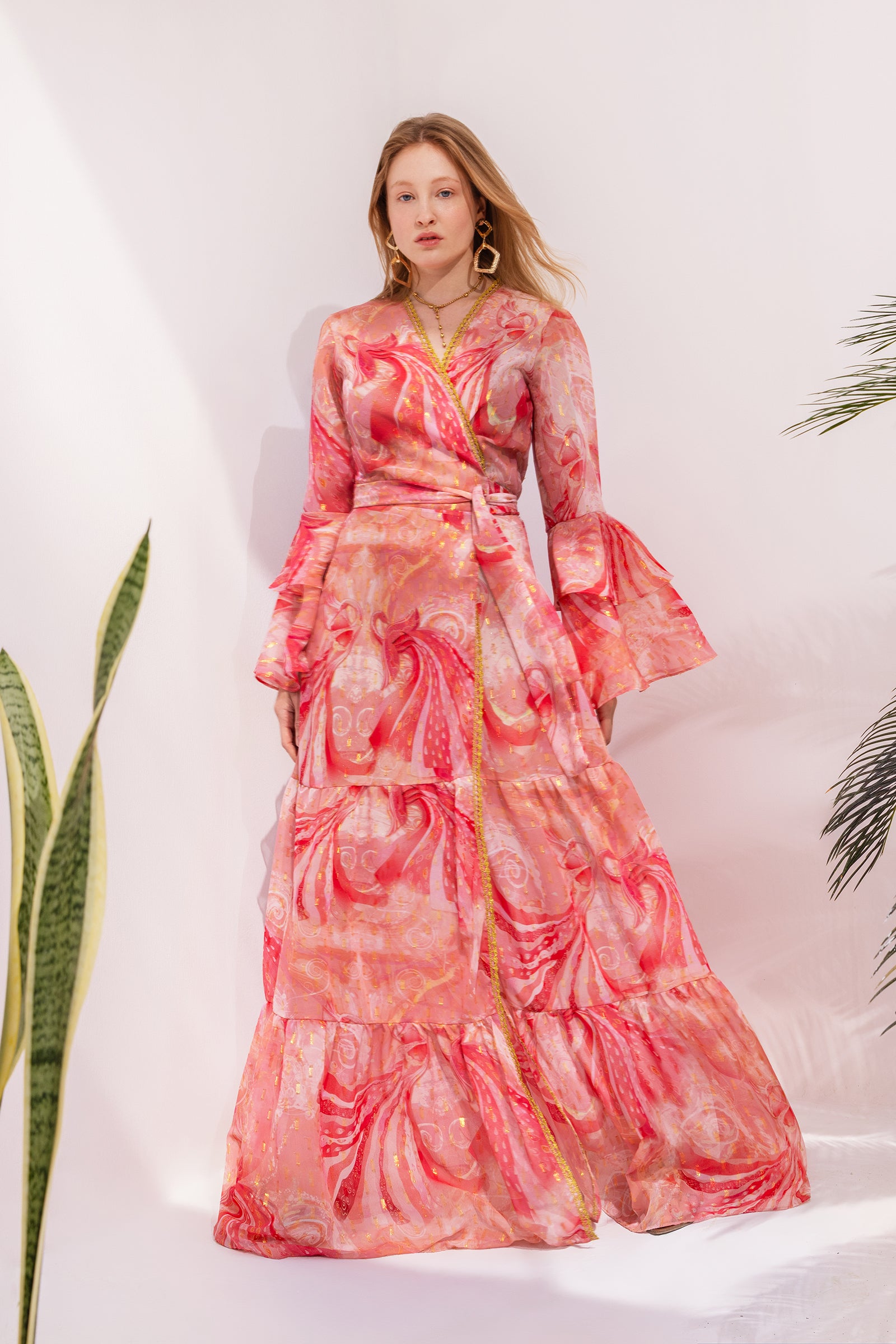 Odette Orange Kimono