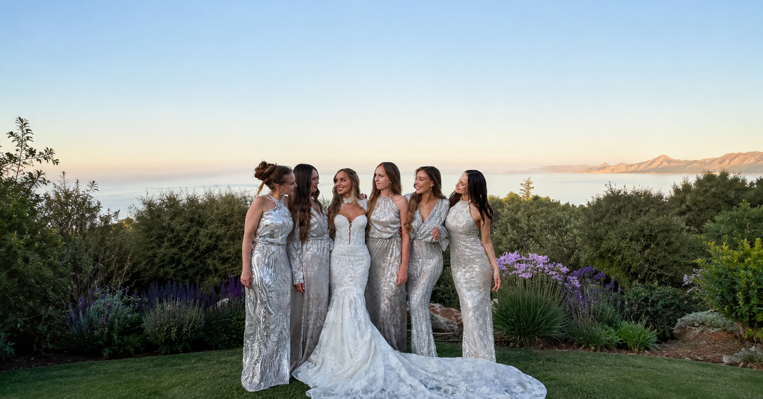 The New Era of Bridesmaid Style: Μία σύγχρονη bridal αισθητική σε έναν μεσογειακό προορισμό