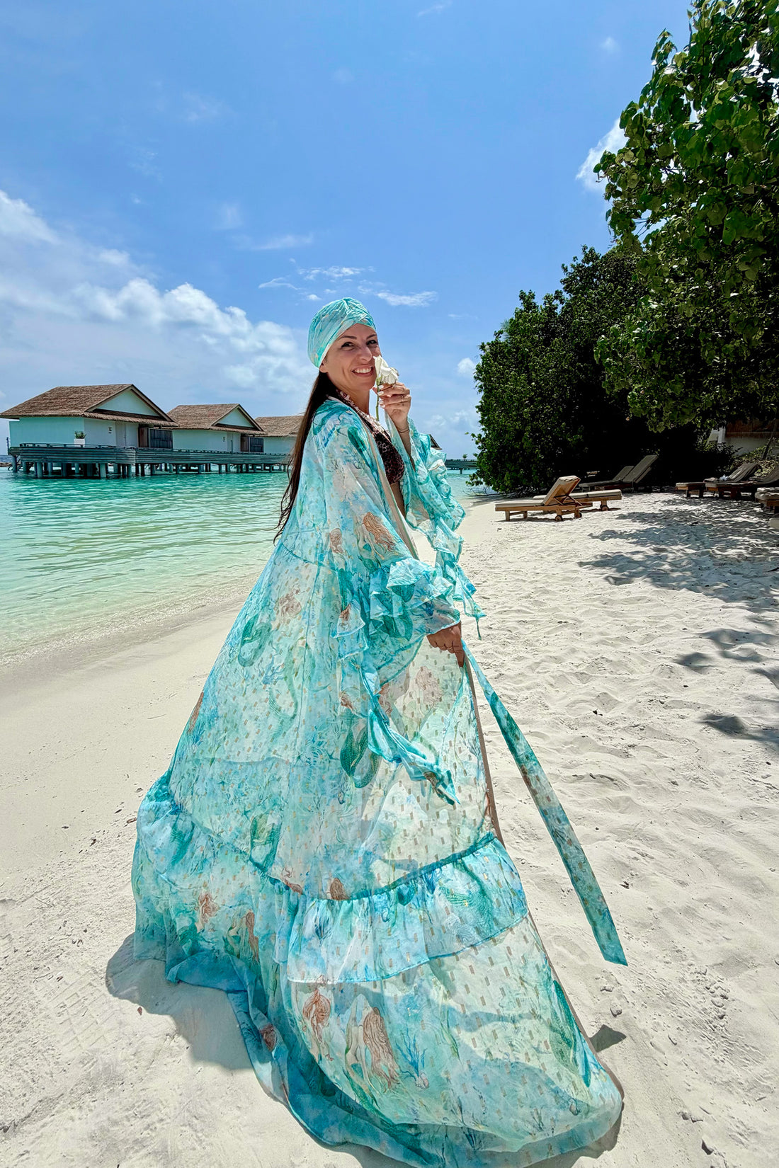 Nerissa Kimono Blue
