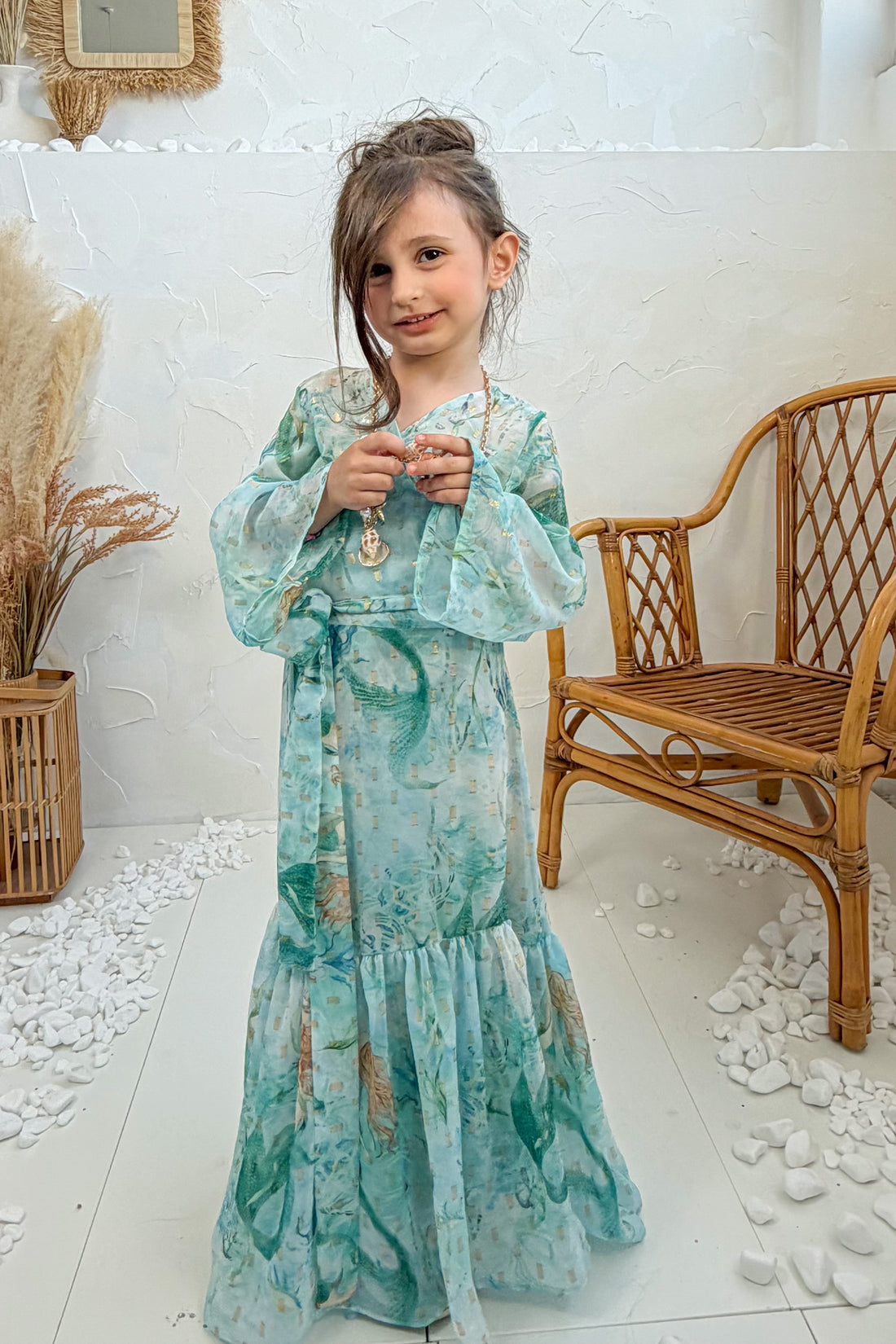 Nerissa Kids Μπλε Κιμονό