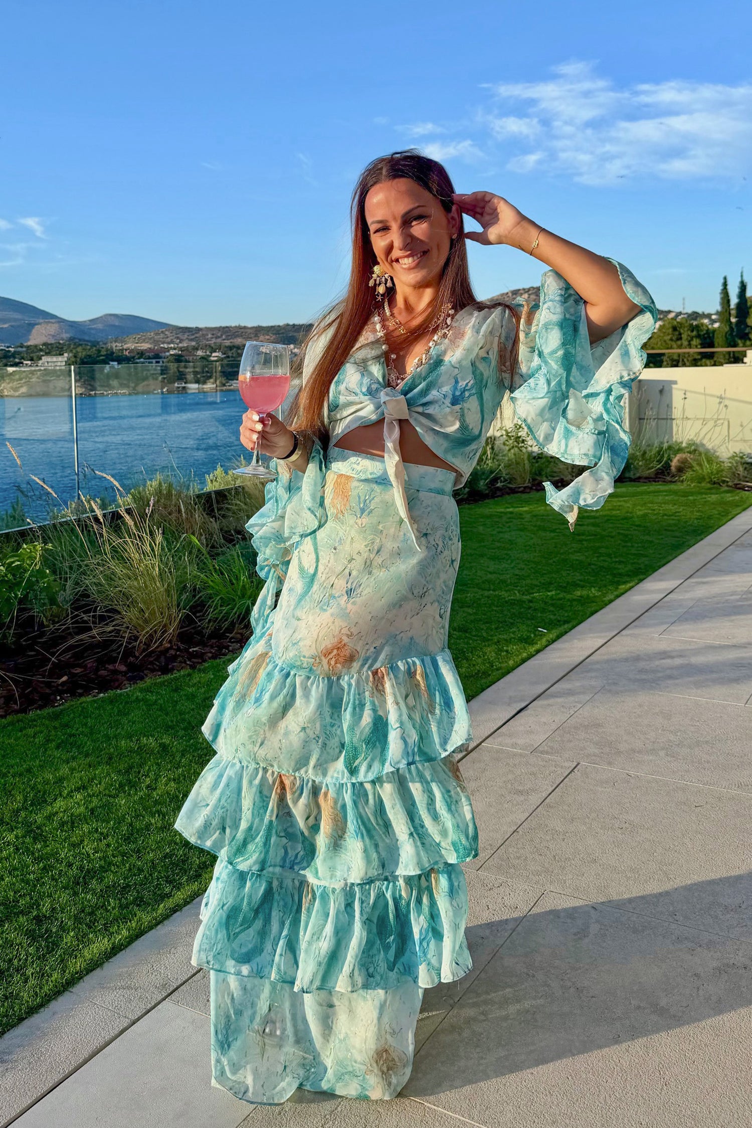Calypso Skirt Blue