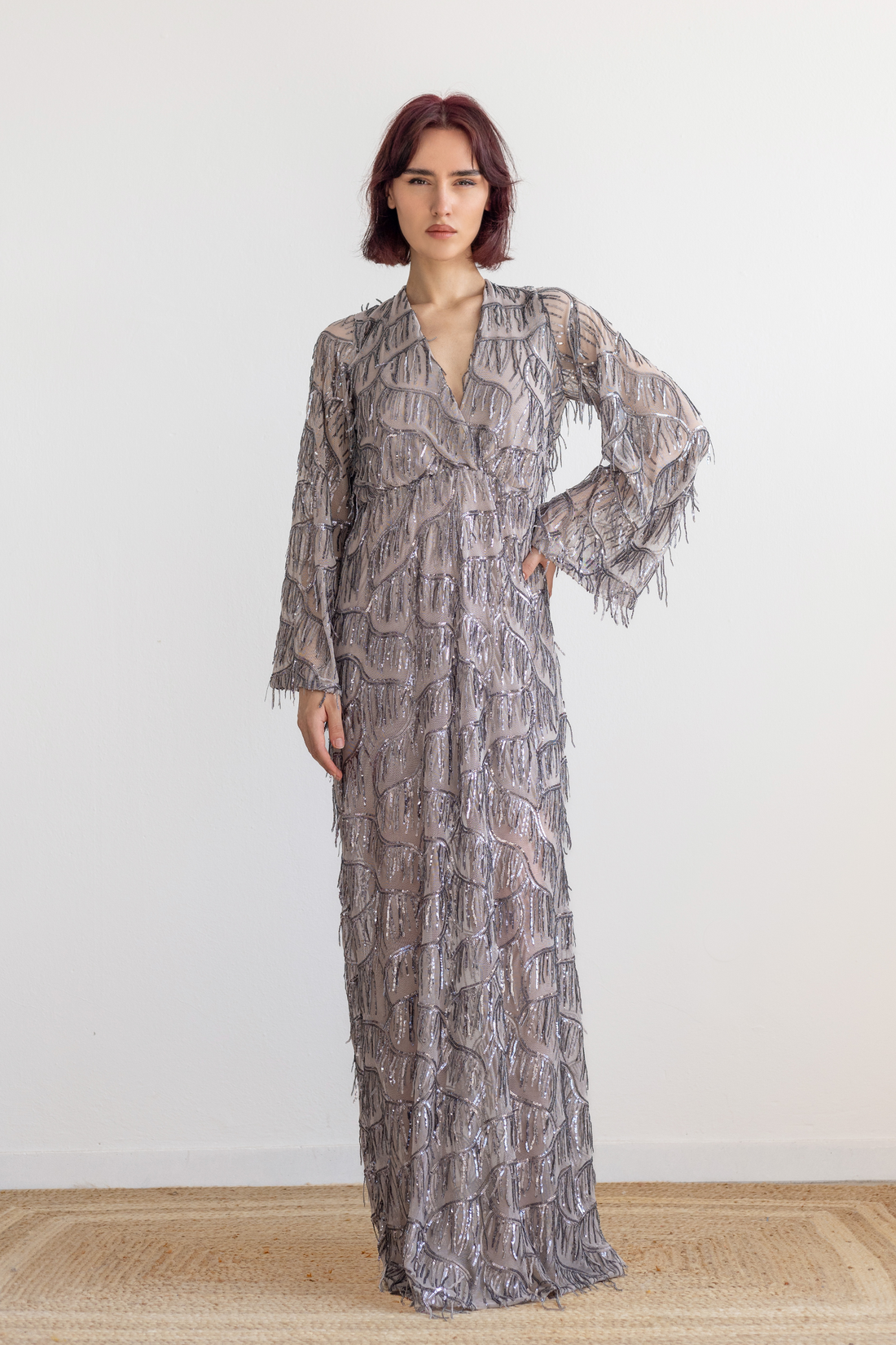Noa Silver Dress