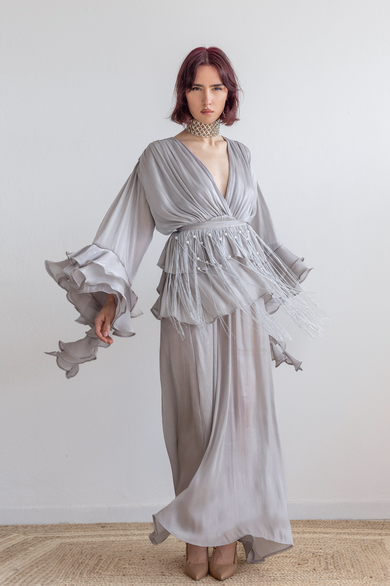 Indra Silver Dress