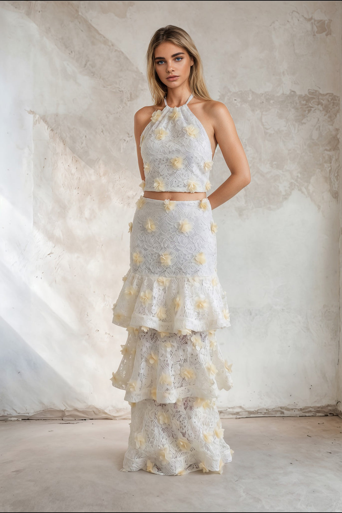 Rosalie Skirt White