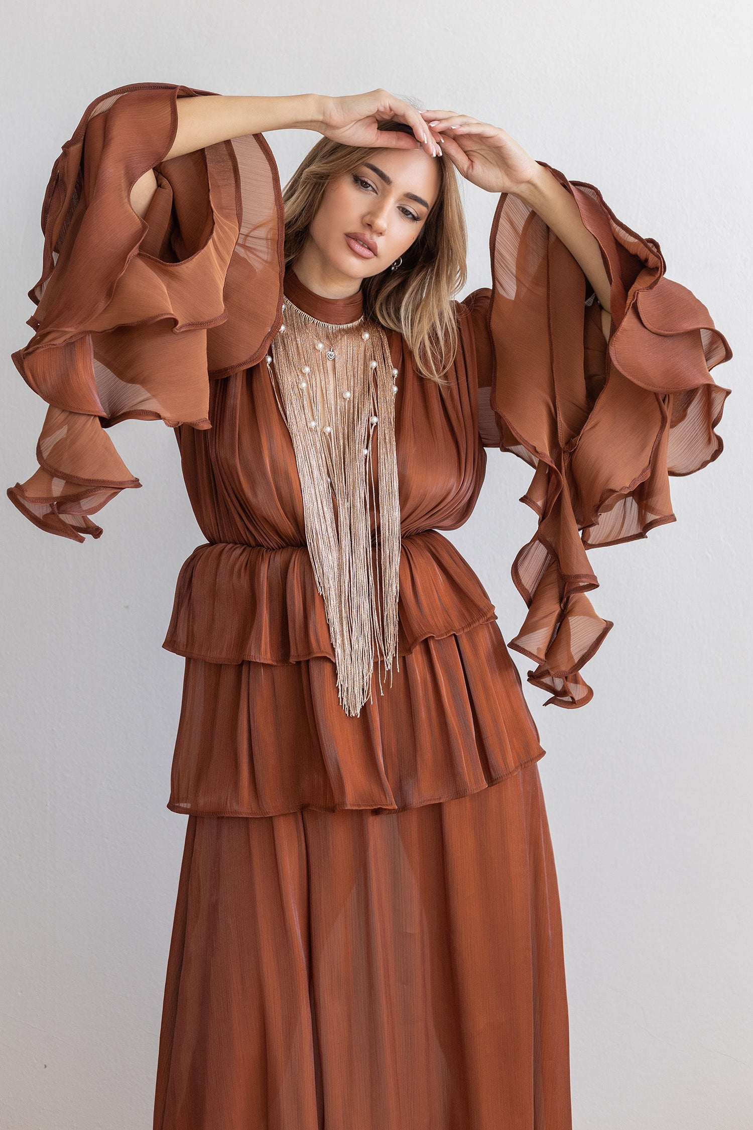 Indra Brown Dress