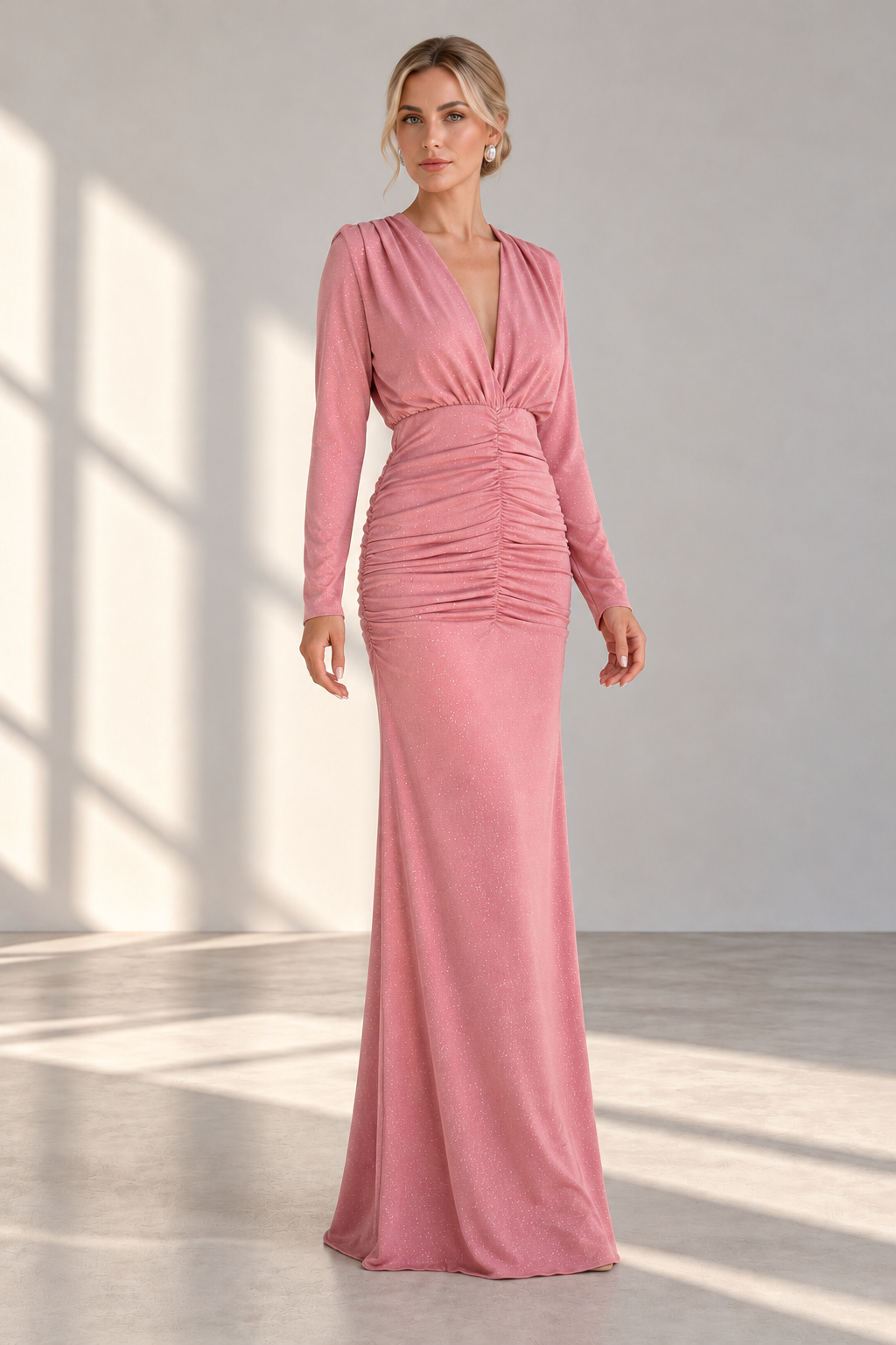 Olivia Dusty Rose Dress