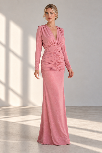 Olivia Dusty Rose Dress