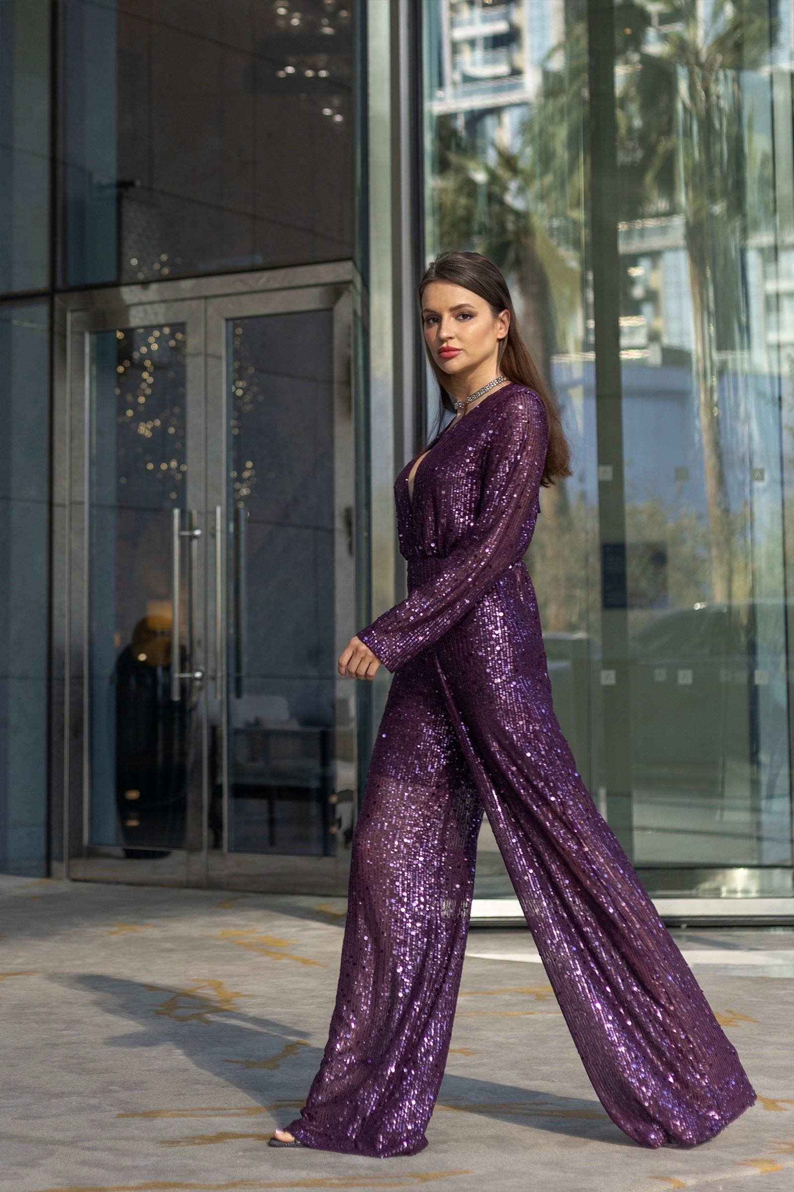 MYLAN マイラン Jumpsuit ジャンプスーツ オーキッド、紫 Aeris Jumpsuit - MYA COLLECTION