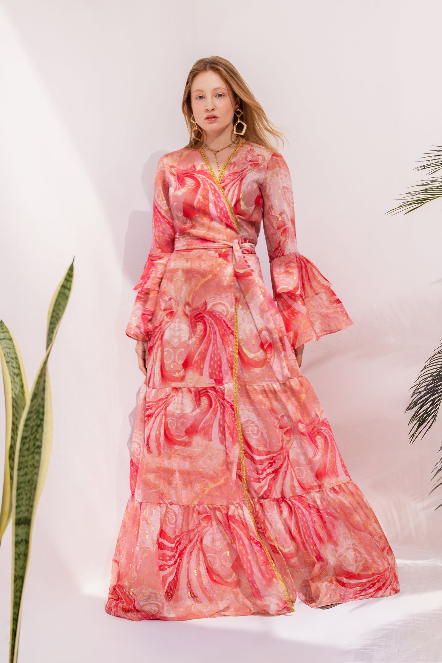 Odette Orange Kimono