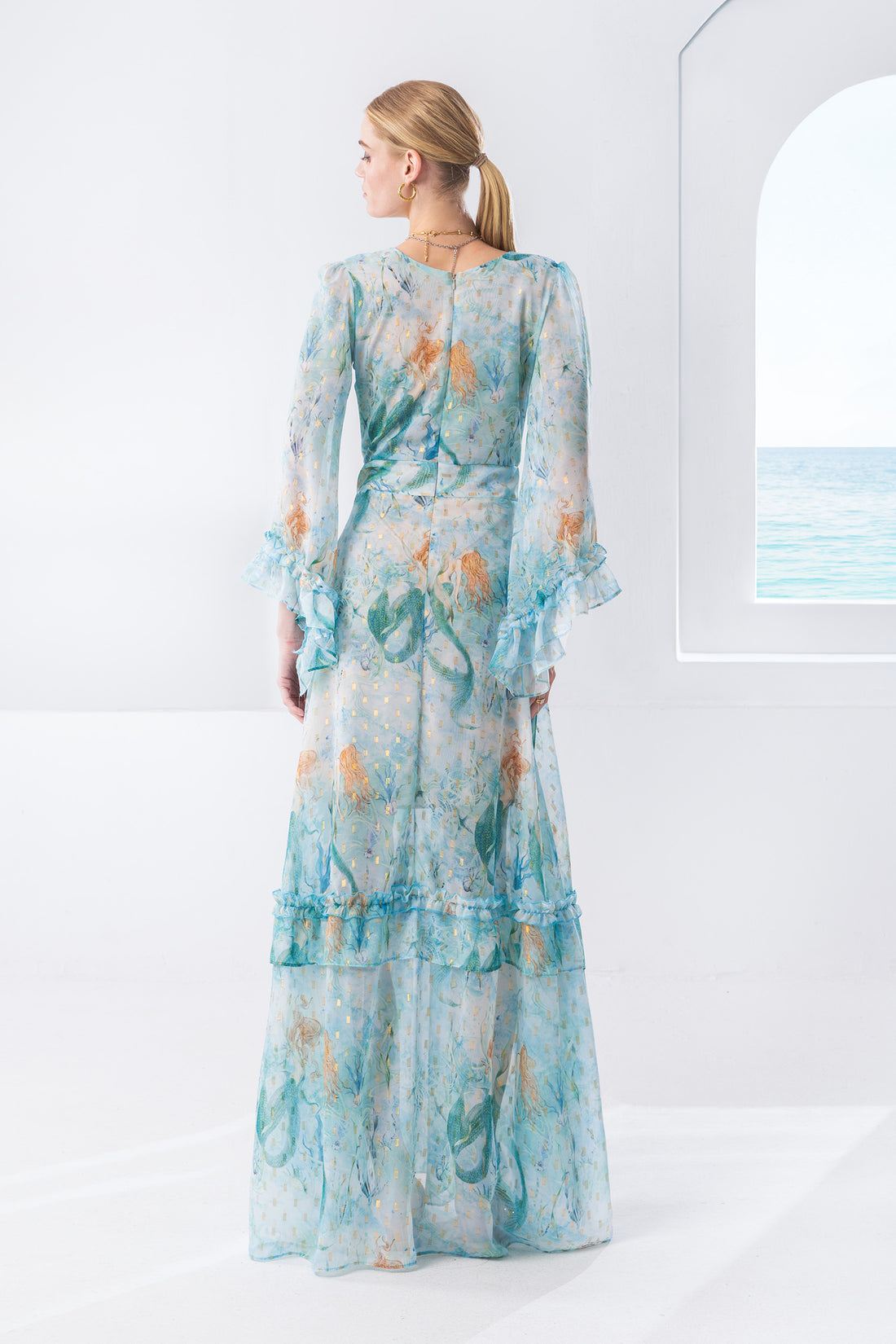 Ariel Siren Dress Blue