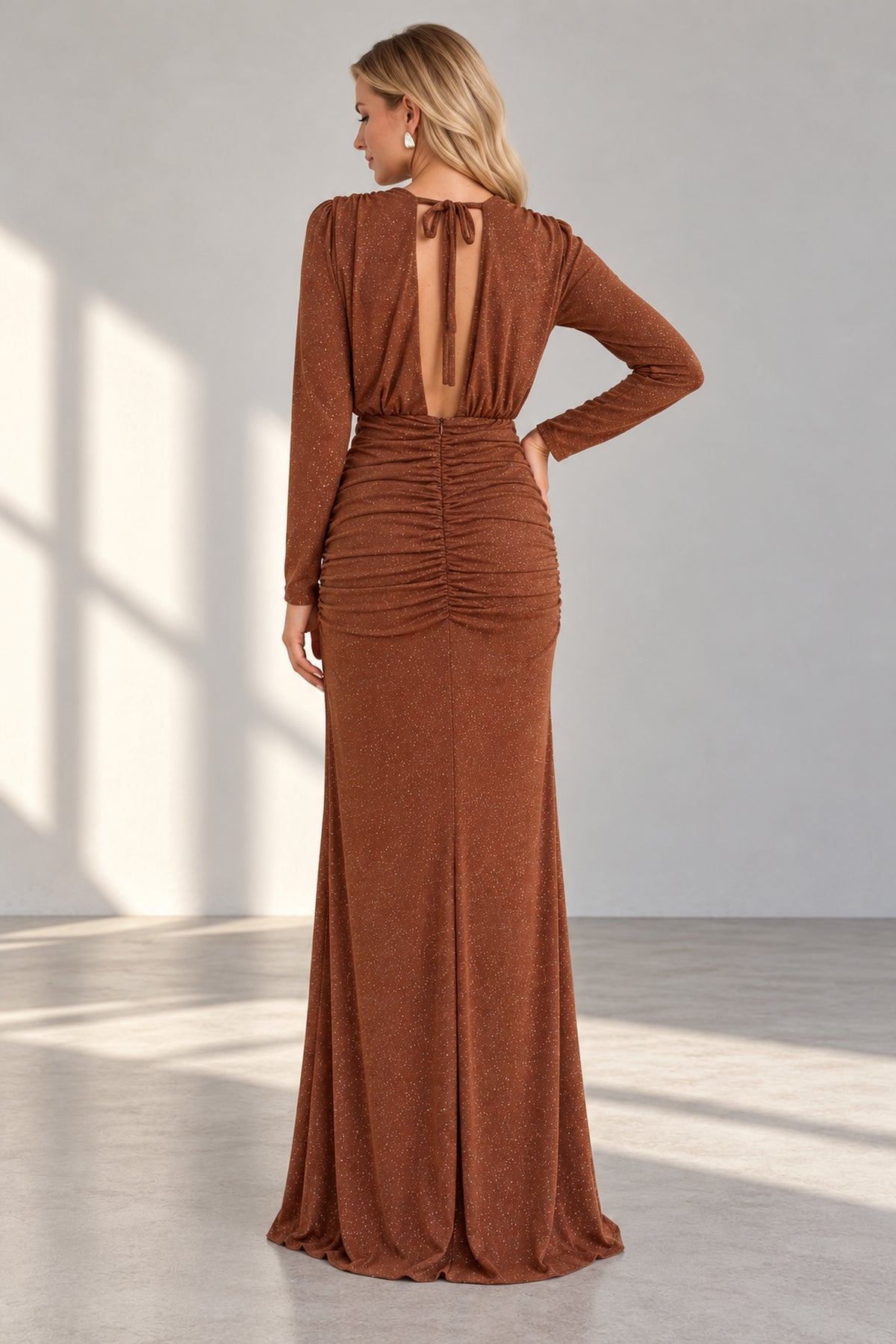 Olivia Brown Dress