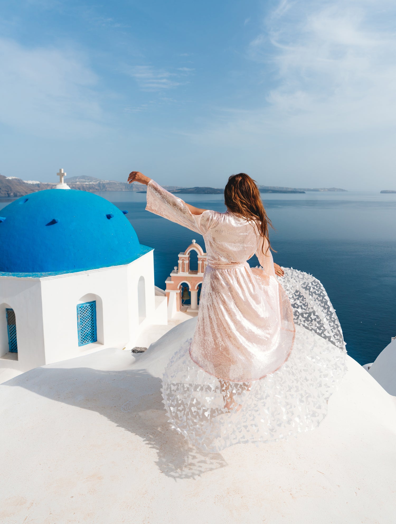 Perla Kimono Dress