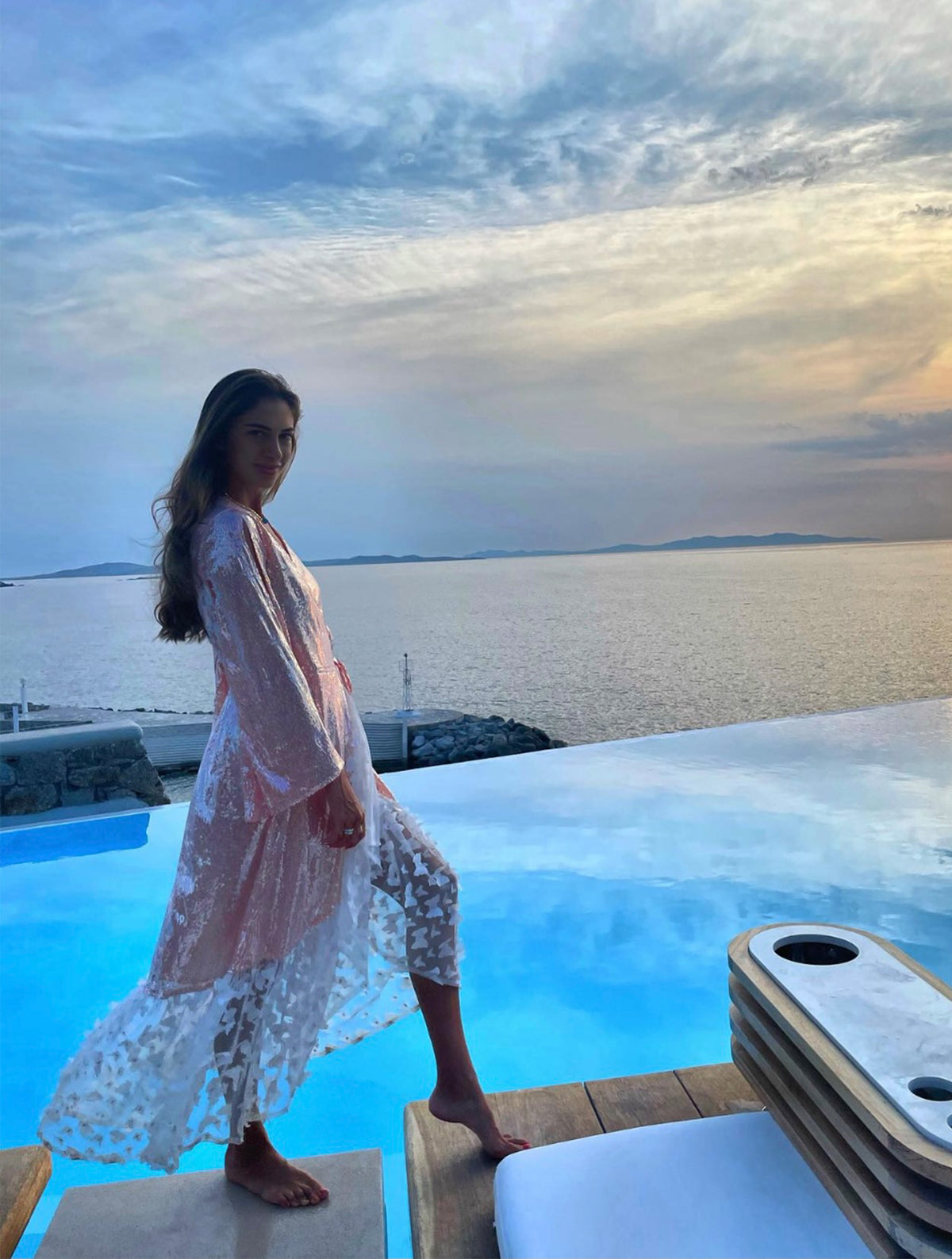 Perla Kimono Dress