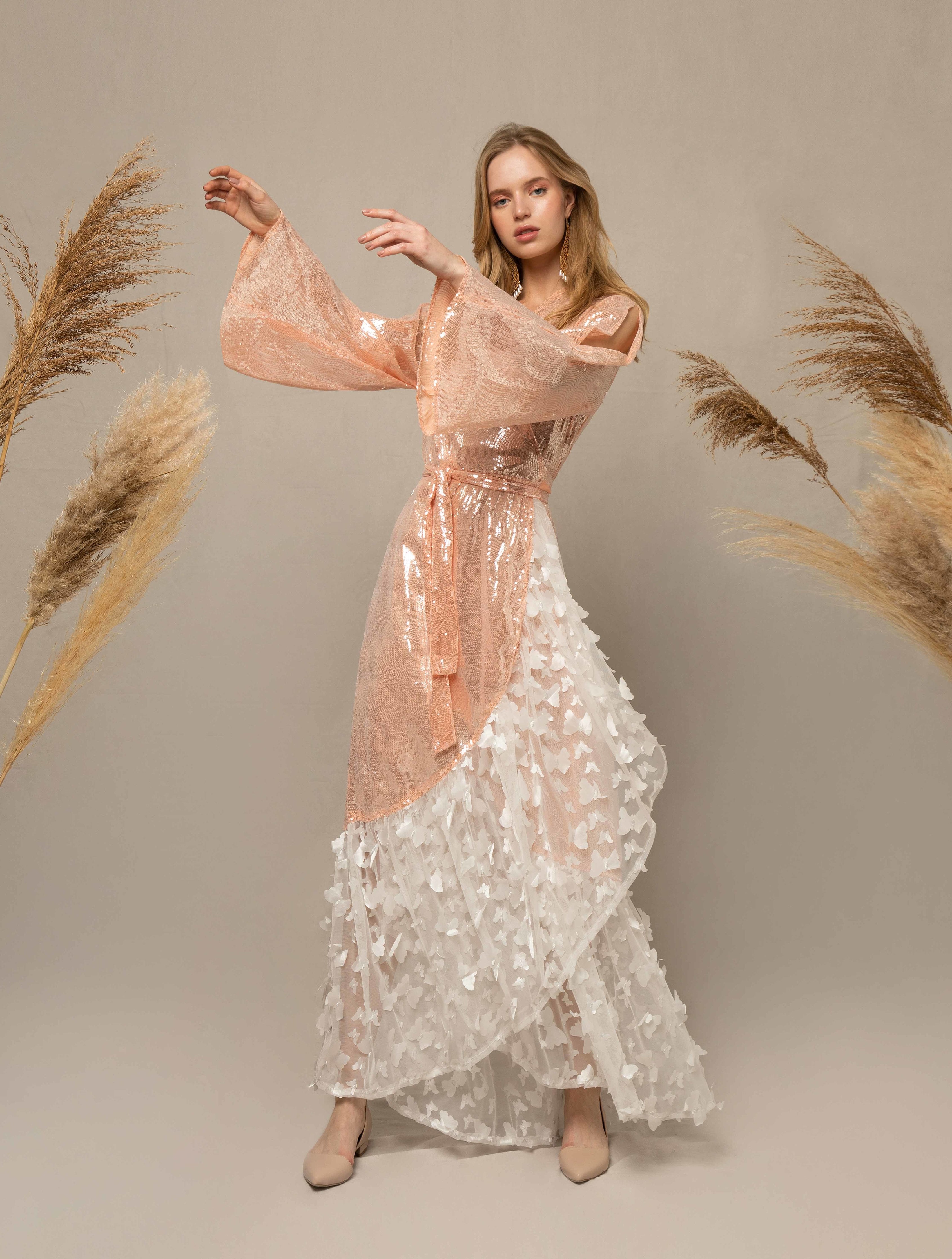 Perla Kimono Dress